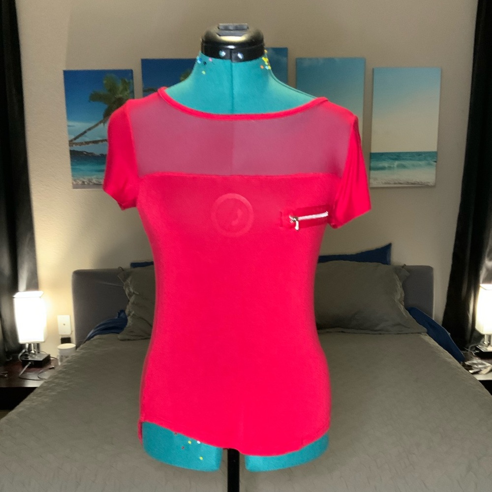 Splash red t shirt